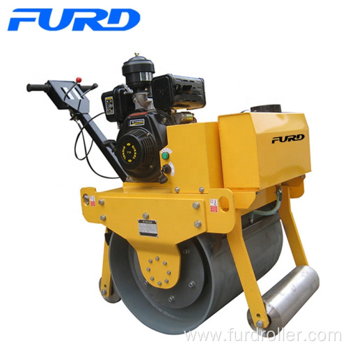 Ce Approved 500kg Walk Behind Mini Road Roller Compactor
